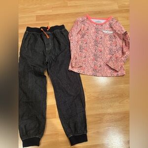 5/$25 Harley-Davidson top and pants